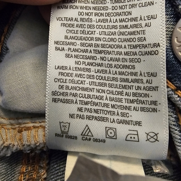 Jessica Simpson Nika Best Friend Bejeweled Light Wash Ankle Jeans Size 29 - Picture 8 of 16